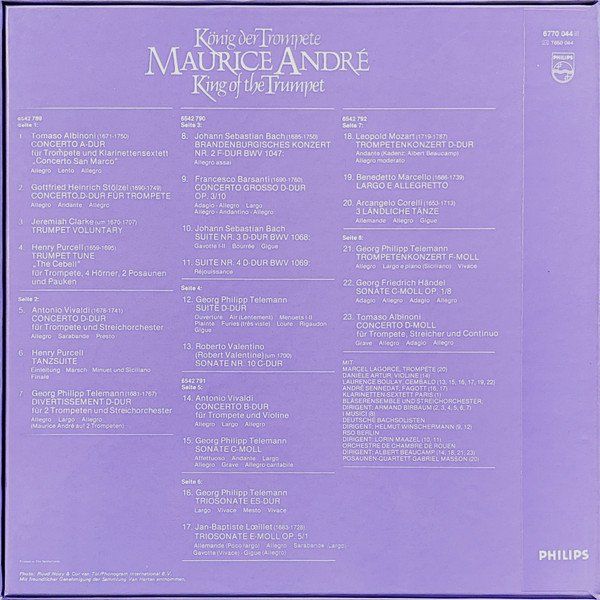 Dischi in vinile: André Maurice: König Der Trompete - 4LP – Nuovo (secondo la descrizione) da Steinhausen venduto da Vilivinili 1