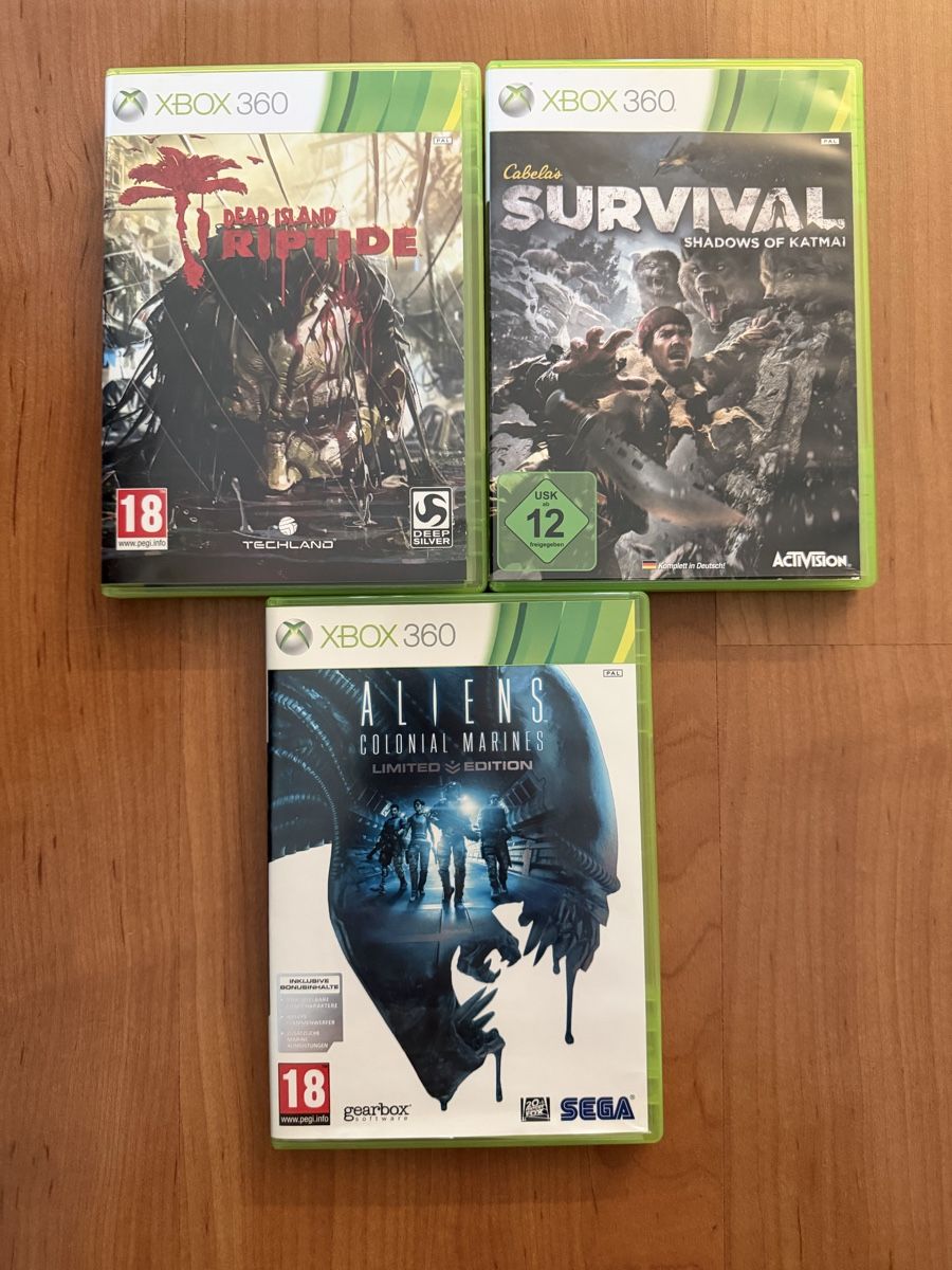 Microsoft Spiele: 3 Xbox 360 Spiele – Gebraucht aus Hendschiken von Jamie2006
