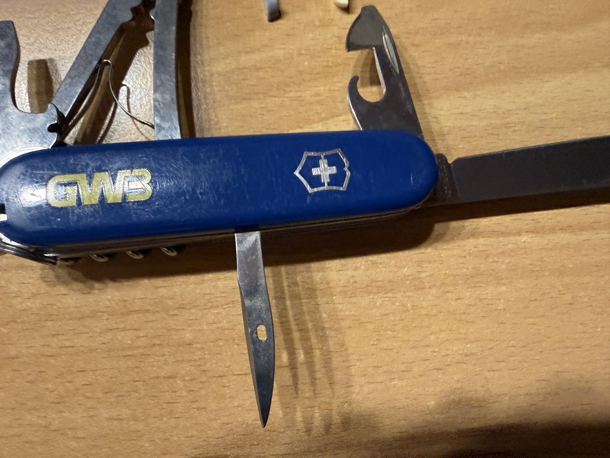 Victorinox Taschenmesser: Sackmesser Victorinix blau – Gebraucht aus Messen von Versber 4