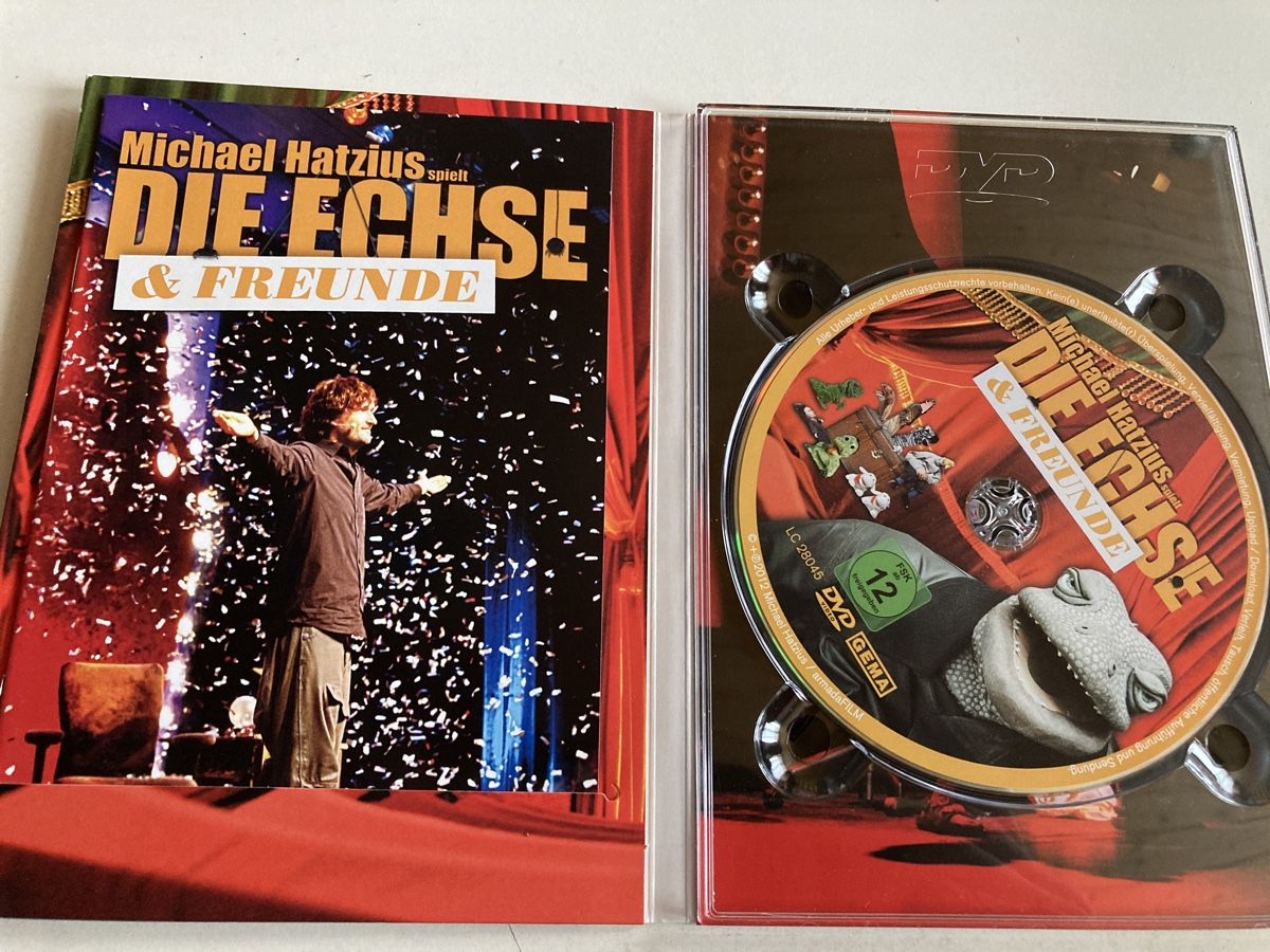 Tutti i DVDs: Michael Hatzius: Echstasy  +  Die Echse & Freunde  2-DVD‘s – Usato da St.Galllen venduto da elkaphone 2