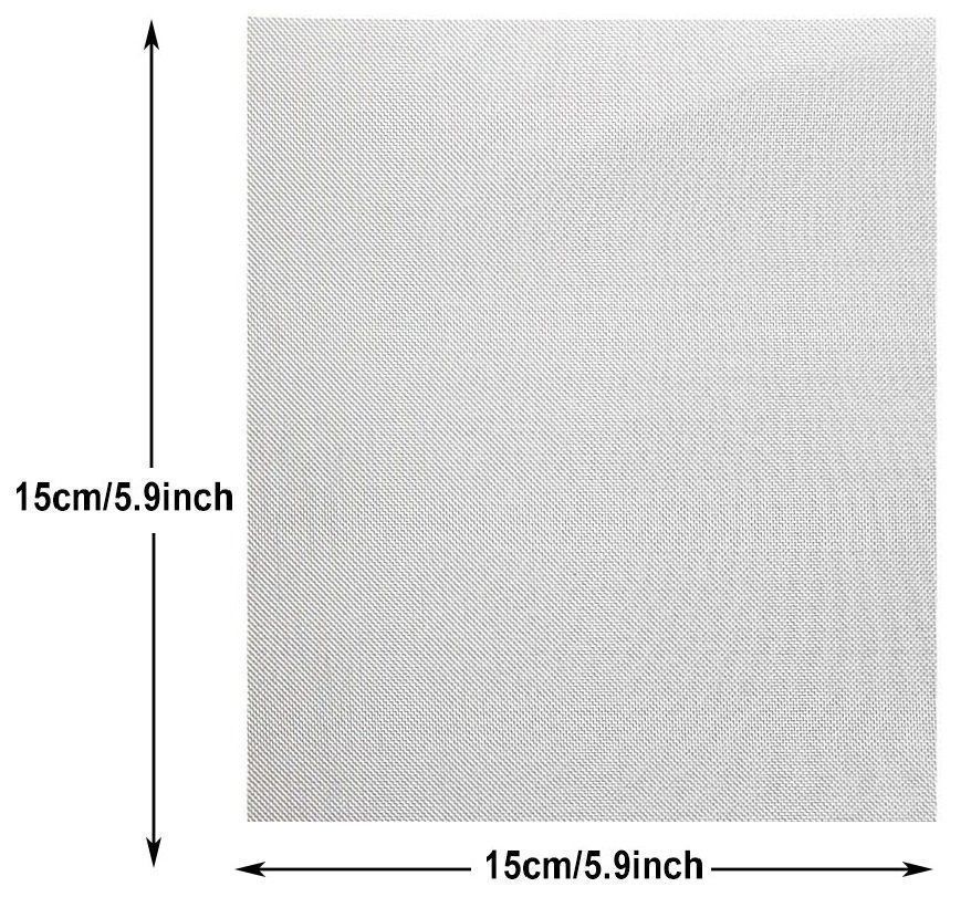 Sanitari: 15x15cm, 400 Mesh Edelstahl Filter Filtration – Nuovo (secondo la descrizione) da Uerkheim venduto da Kaufoption