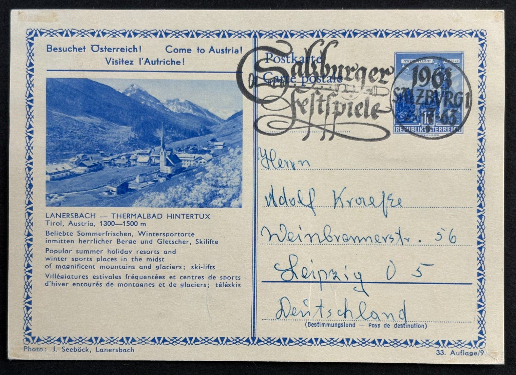 Tutti i francobolli: ANTIKE POSTKARTE ÖSTERREICH – Usato da Ostermundigen venduto da wini63