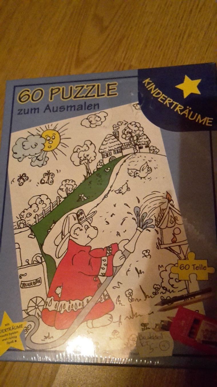 Puzzle: Kinderträume 60 Puzzle Feuerwehr – Nuovo e nell'imballaggio originale da Schwarzenburg venduto da Flamingo07