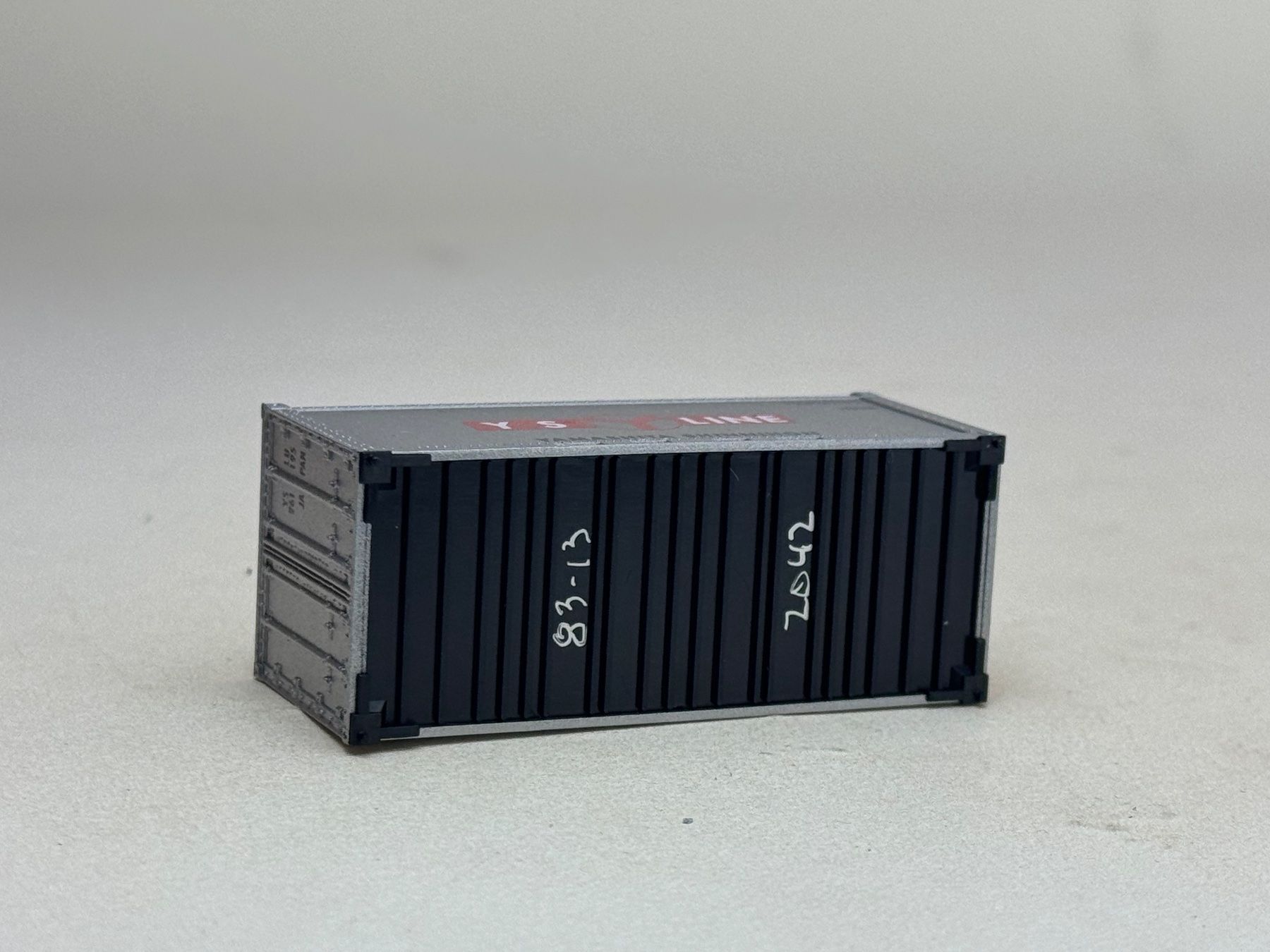 Modellini di ferrovie: EB- 20 Ft. Container YS Line – Usato da Elm venduto da Wikmtz 2