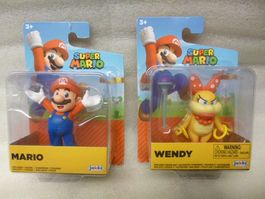 2x Super Mario Sammlfiguren JAKKS - 100% NEW - Mario+Wendy