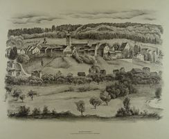 BISCHOFSZELL, LITHO VON E.E. SCHLATTER