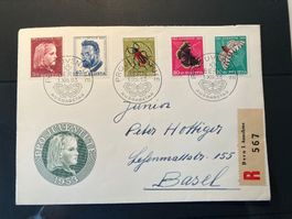 FDC Pro Juventute 1953 Illustriert P2
