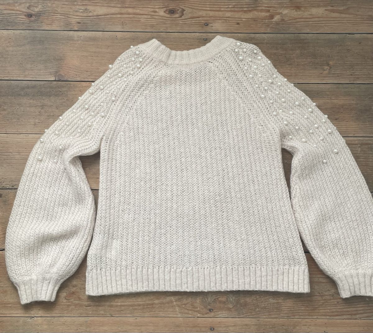 Hallhuber Maglioni & Felpe: Hallhuber Donna Pullover mit Perlen, Gr. 36, Oversized! – Usato da Mollis venduto da cava10 2