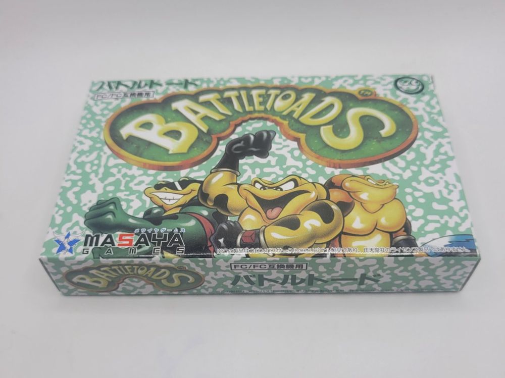 BATTLETOADS BATTLE TOADS ORIGINAL NES FAMICOM JAPAN IMPORT COMPLETE IN BOX