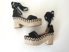 Schnür-Sandalen, Gr. 38 - sehr guter Zustand