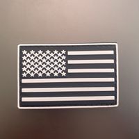 USA Patch schwarz/weiss neu