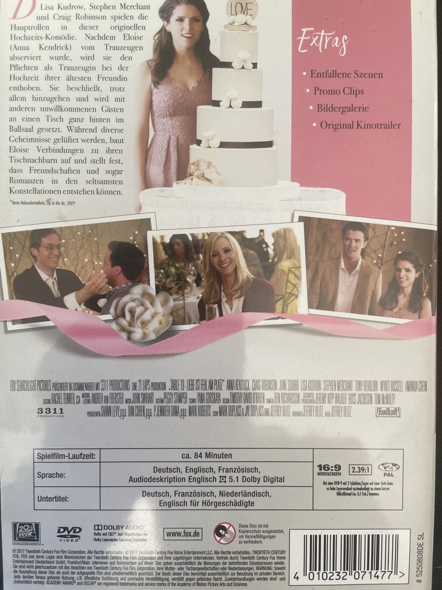 Tutti i DVDs: Table 19, Liebe ist fehl am Platz – Usato da Winterthur venduto da machmaschine 1
