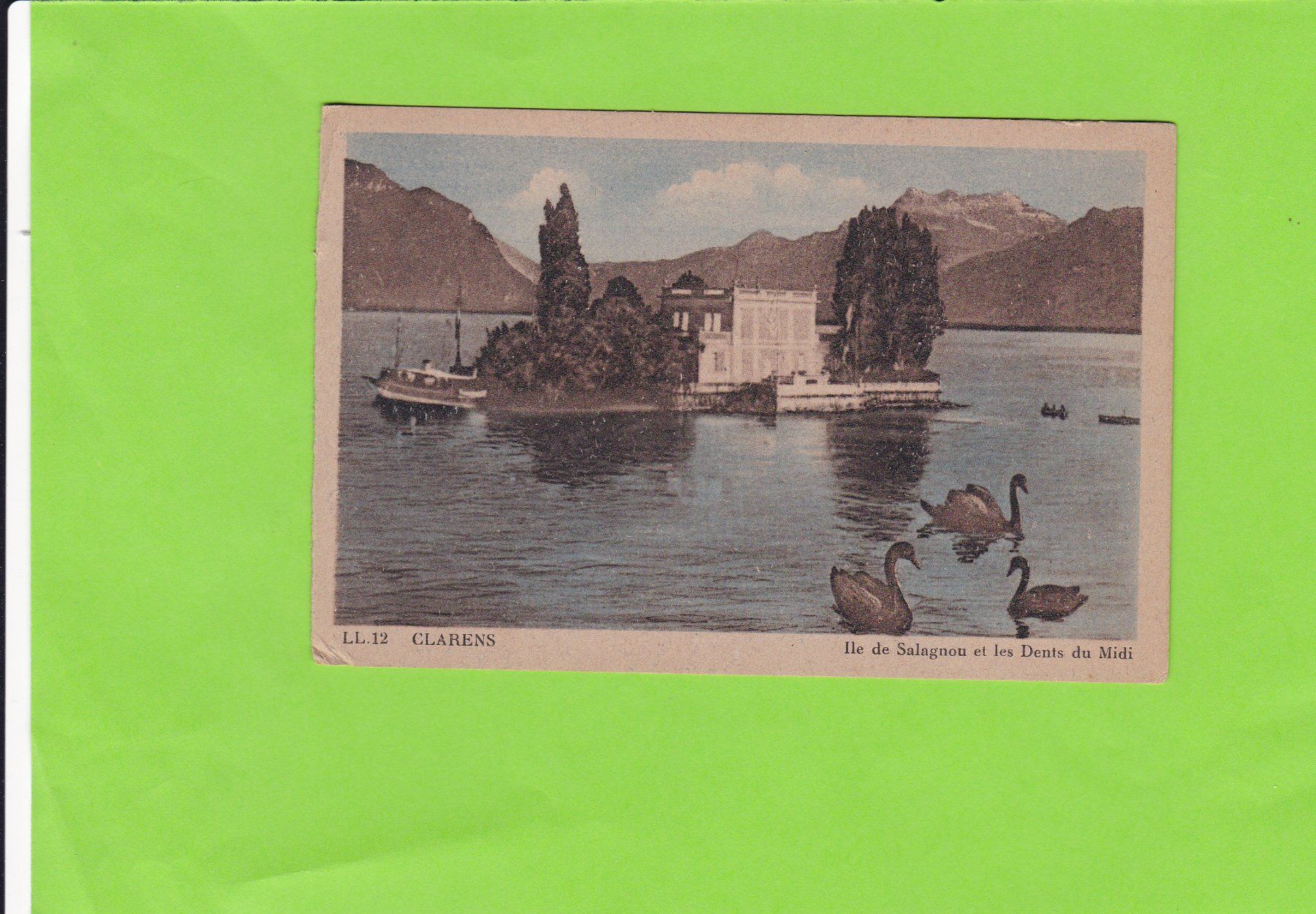 Cartoline postali: Clarens-Ile de Salagnon – Usato da St. Peterzell venduto da neckertal