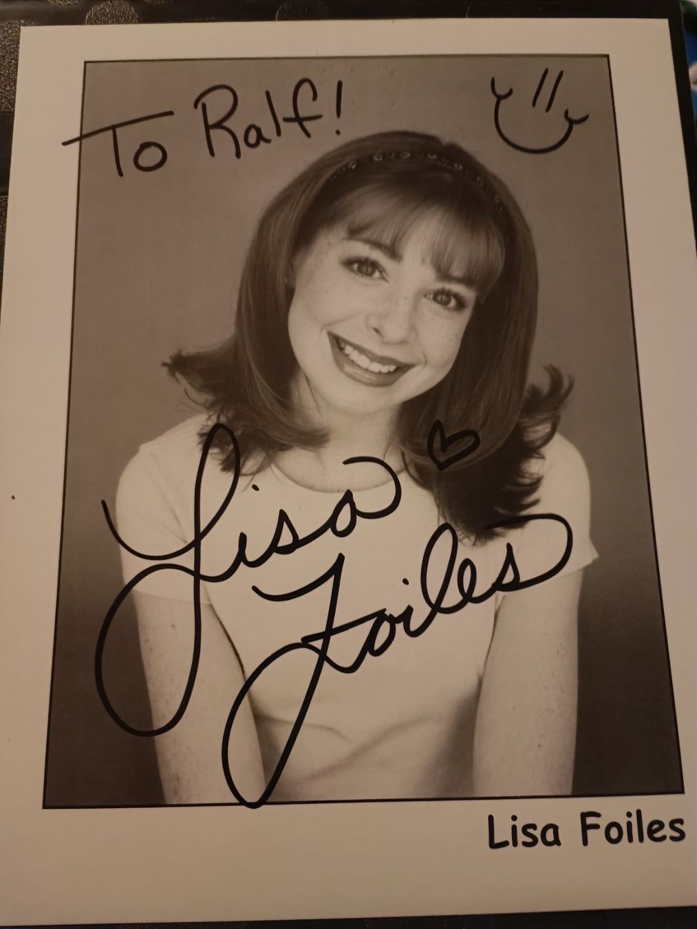 Autogramme: Lisa Foiles - 20x25cm - Handsigniert – Gebraucht aus Menziken von Artographs