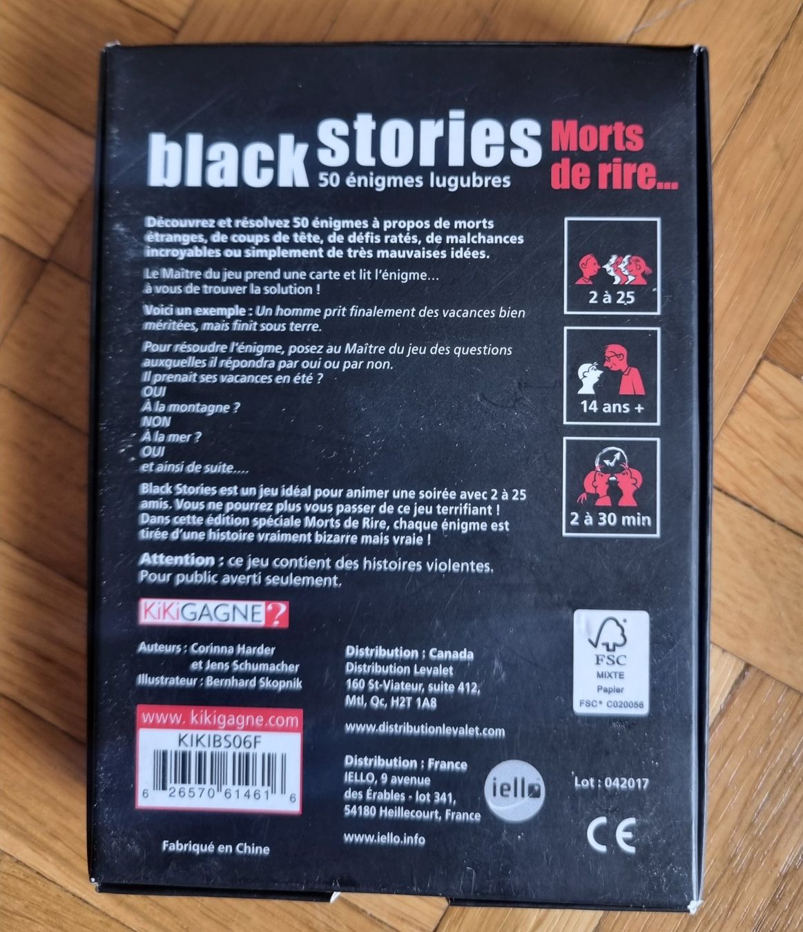 Giochi: Black stories morts de rire... - Jeu – Usato da Onex venduto da 0phee_lit 1
