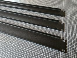 1HE 19" Rackblenden 