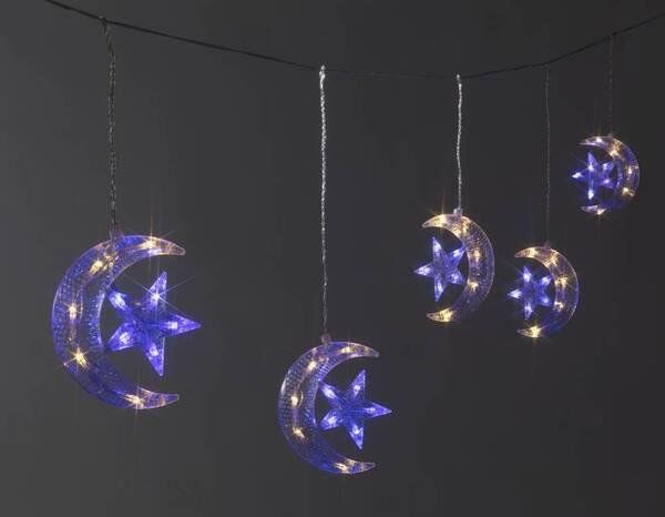 Ghirlande e barre luminose: Lichterkette Mond und Stern Star-Max – Nuovo e nell'imballaggio originale da Koppigen venduto da Bracher_Mail-House 2