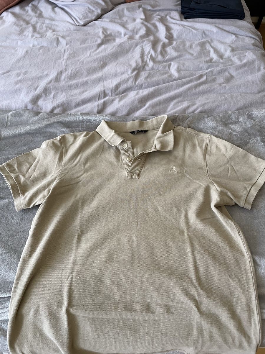 Magliette Polo: Scalpers beige polo shirt, size L – Usato da Basel venduto da nik_78fb 1