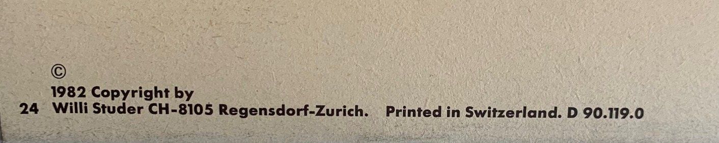 Revox Dokumente: ORIGINAL VINTAGE STUDER REVOX KATALOG 1982 – Neu (gemäss Beschreibung) aus Seuzach von torensu 5