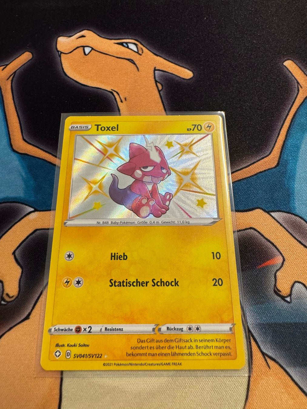 Pokémon Carte collezionabili: Toxel (SHF SV41) - Glänzendes Schicksal – Nuovo (secondo la descrizione) da Bülach venduto da Pfrenzel