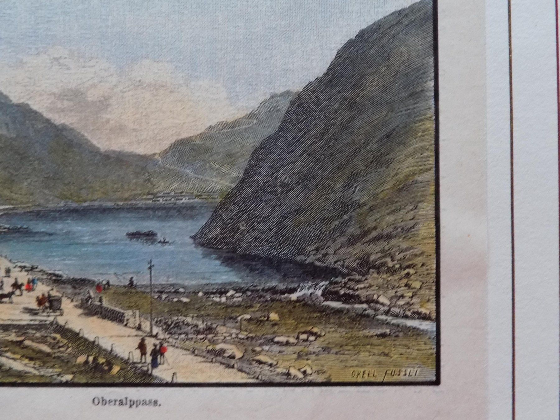 Incisioni: Oberalppass Andermatt Sedrun – Usato da Risch venduto da Antikfee 3