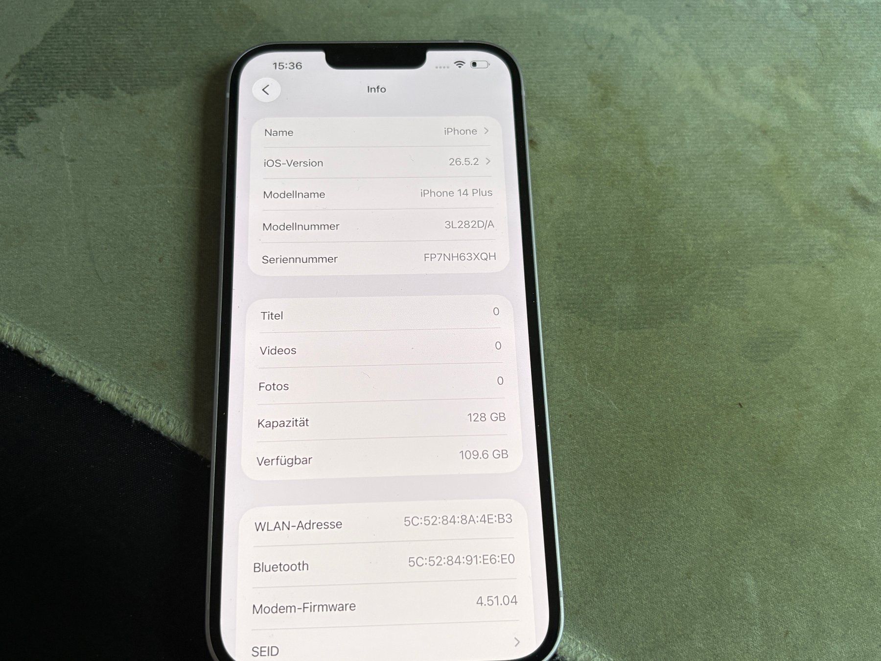 Apple Handys / Smartphones: Iphone 14 Plus 128Gb#77 – Gebraucht aus Au SG von bah_6f5w 5