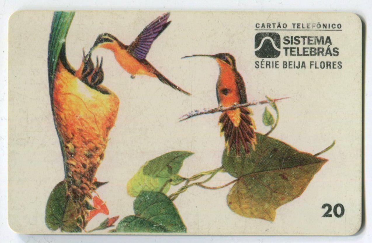 Schede telefoniche: Telefonkarte "Kolibri". Brasilien. – Usato da Basel venduto da Butsch5