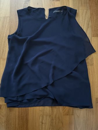 Blusen Shirt von Esprit in dunkelblau Grösse 34