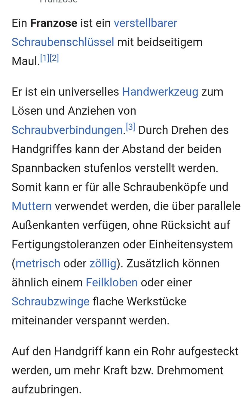 Tutti gli attrezzi: Werkzeug der Franzose – Usato da Dielsdorf venduto da toe51664 3