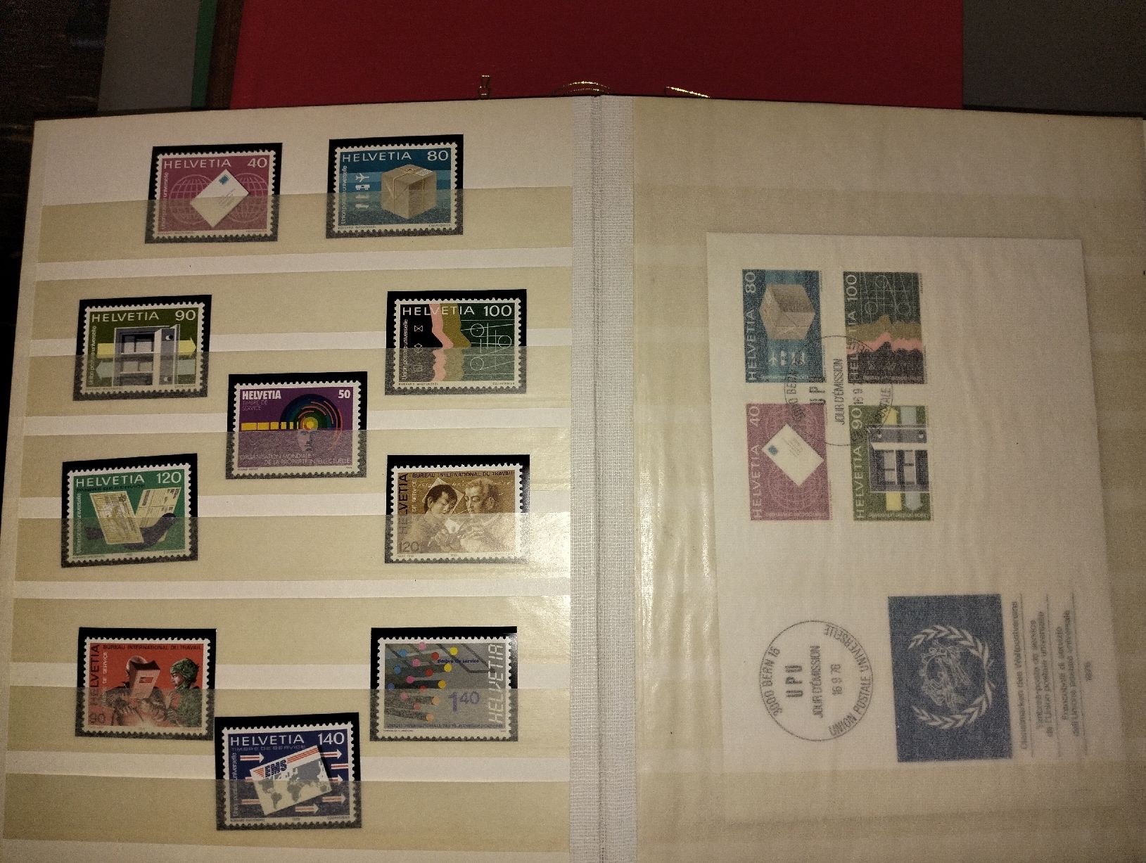 Alle Briefmarken: Dienstmarken Schweiz ungestempelt  – Gebraucht aus Riniken von ChriguG75 2