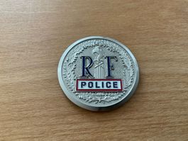 Französische Polizei Medaille / Abzeichen