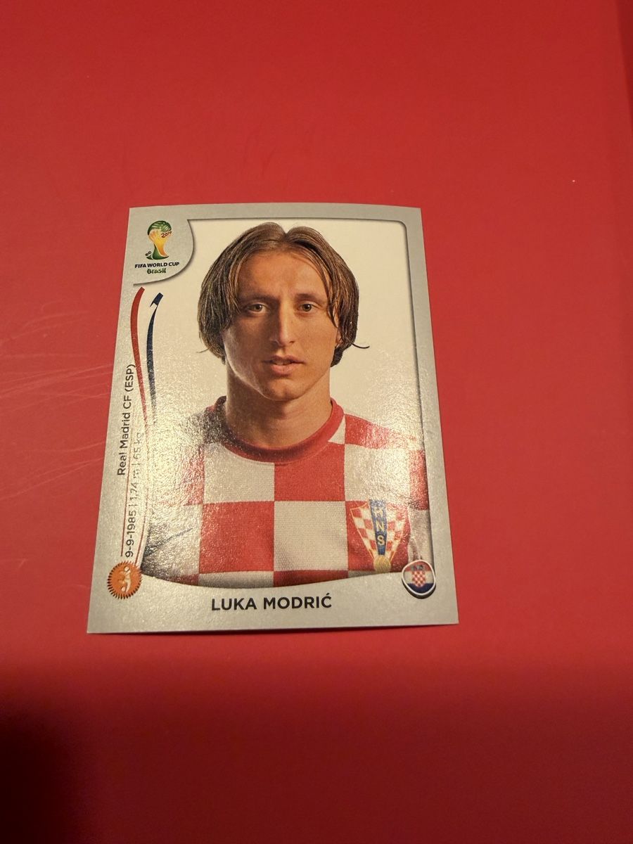 Panini Carte collezionabili: Modric panini WM 2014 Platinum Edition – Usato da Treyvaux venduto da goali1fcea
