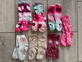 8 Paar Mädchen Socken Gr. 31–34 Hello Kitty Einhorn Vogel