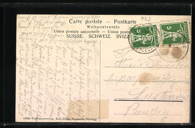Cartoline postali: Oberegg / Appenzell, St. Antonskapelle,  – Usato da Berlin venduto da bartko-reher 1