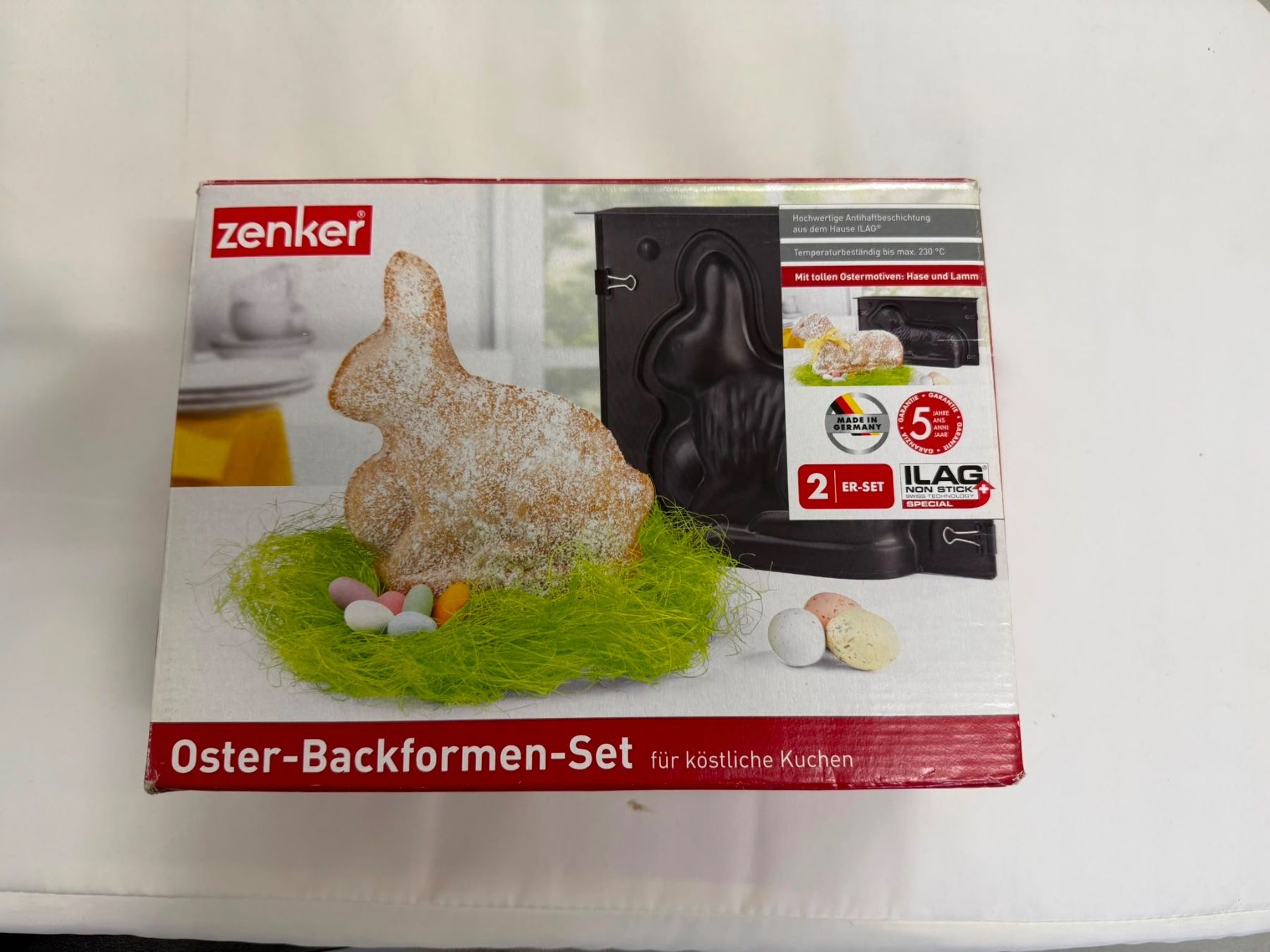 Teglie da forno: Zenker Oster-Backformen Set Hase Lamm neu – Nuovo e nell'imballaggio originale da Frauenfeld venduto da locito09