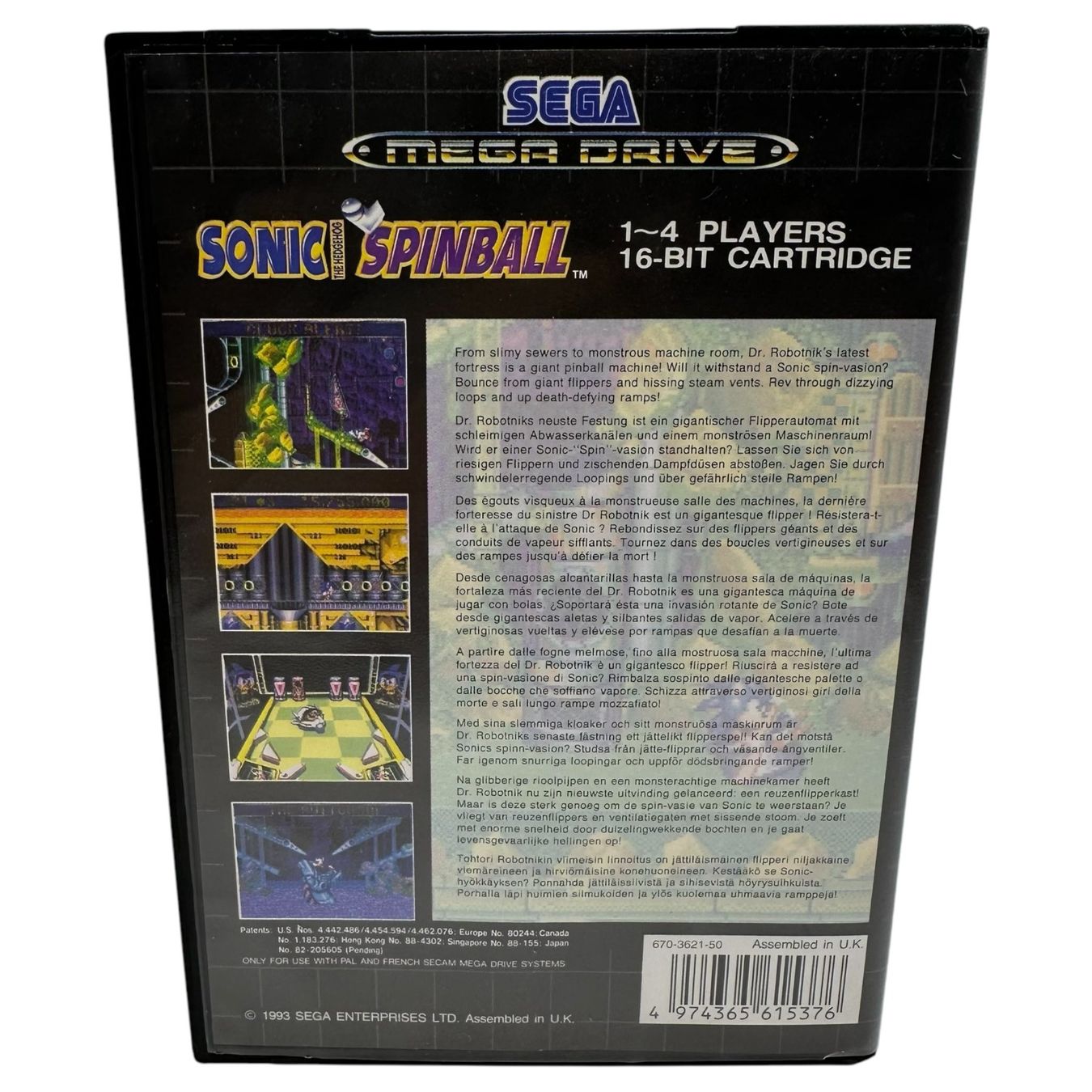Sega Spiele: Sonic Spinball The Hedgehog - Sega Mega Drive – Gebraucht aus Düdingen von Nerdworld 1