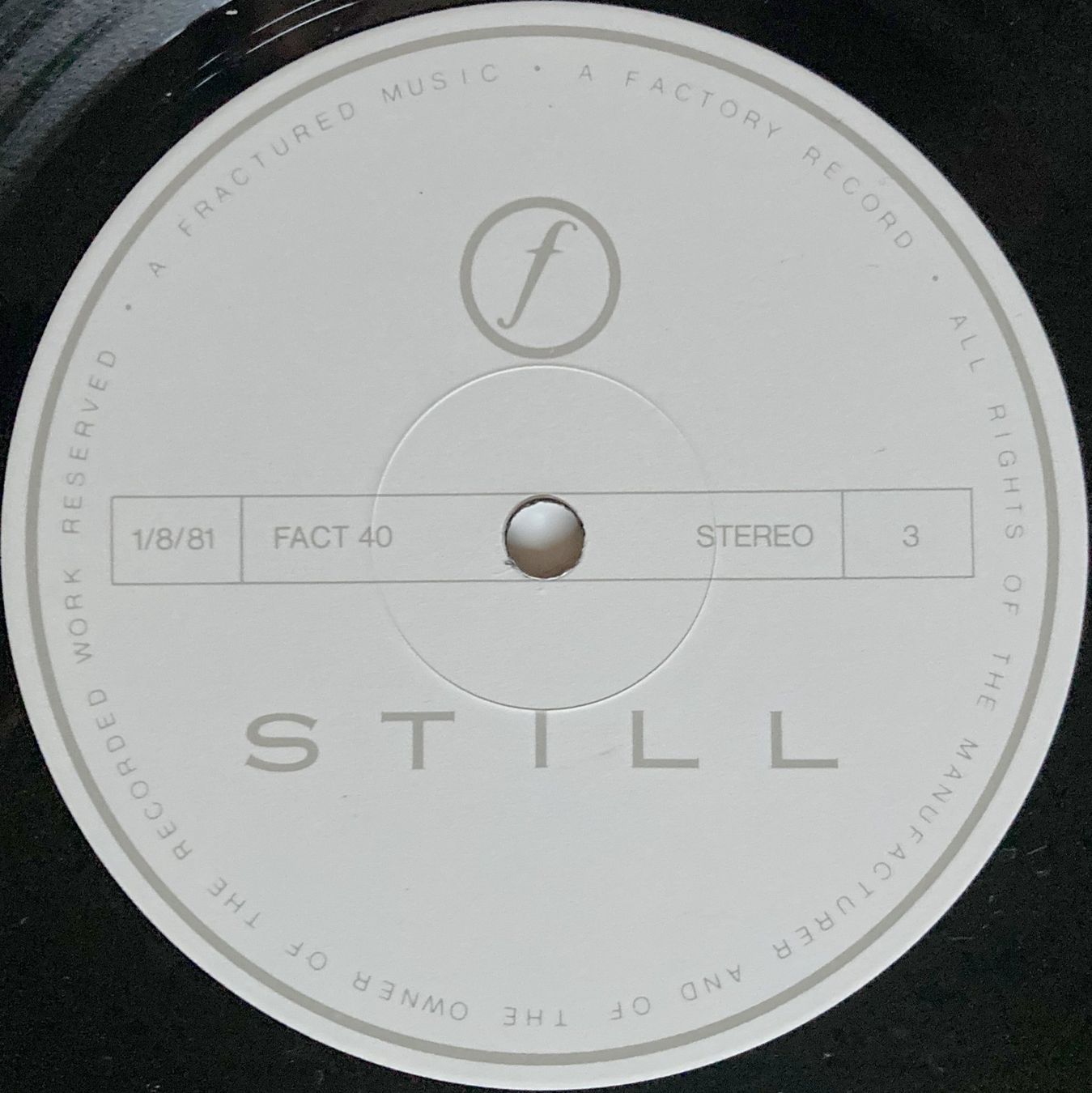 Schallplatten: JOY DIVISION - STILL – Gebraucht aus Bottens von hotter-than-hell 3