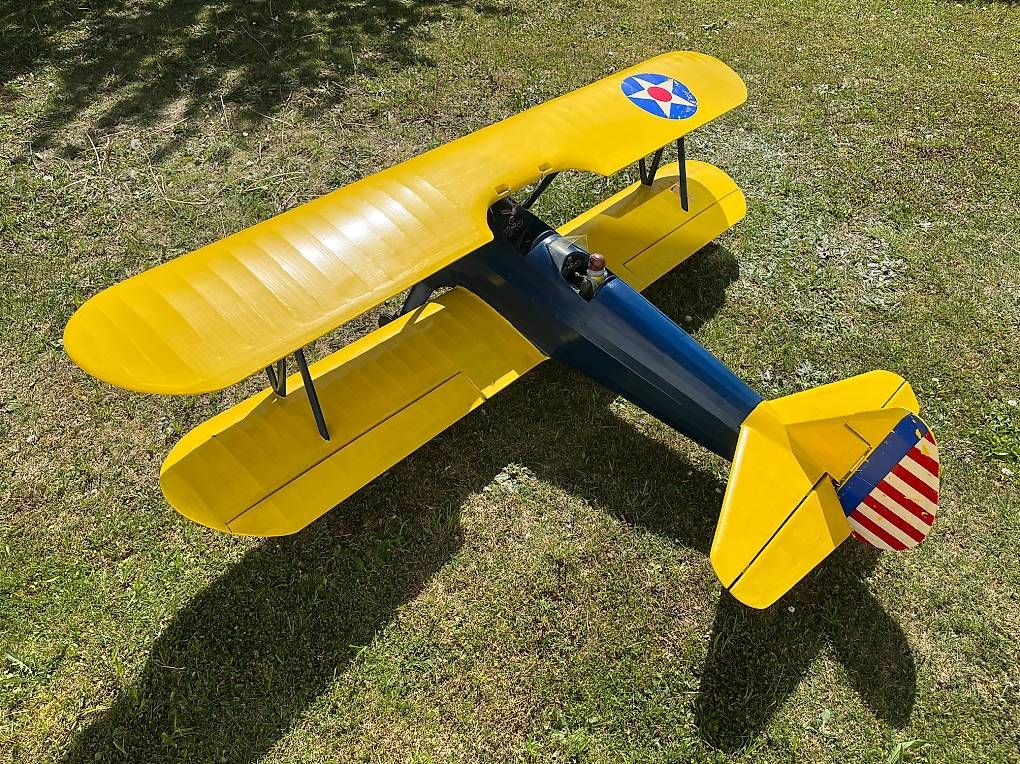 Kit di modellismo & Modellini statici: Modellflugzeug Stearman PT-17 164cm Spannweite – Usato da Lufingen venduto da slowflyer1 3