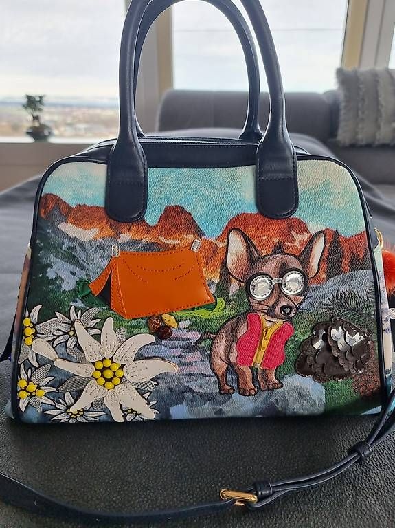 Borse: Handtasche exklusiv einzigartig Hundemotive 3D – Usato da Ostermundigen venduto da d-p73 1