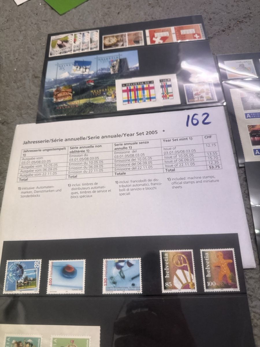 Tutti i francobolli: Timbres Suisse divers, blocs, feuillets – Nuovo (secondo la descrizione) da chalais venduto da Lamarie88 1