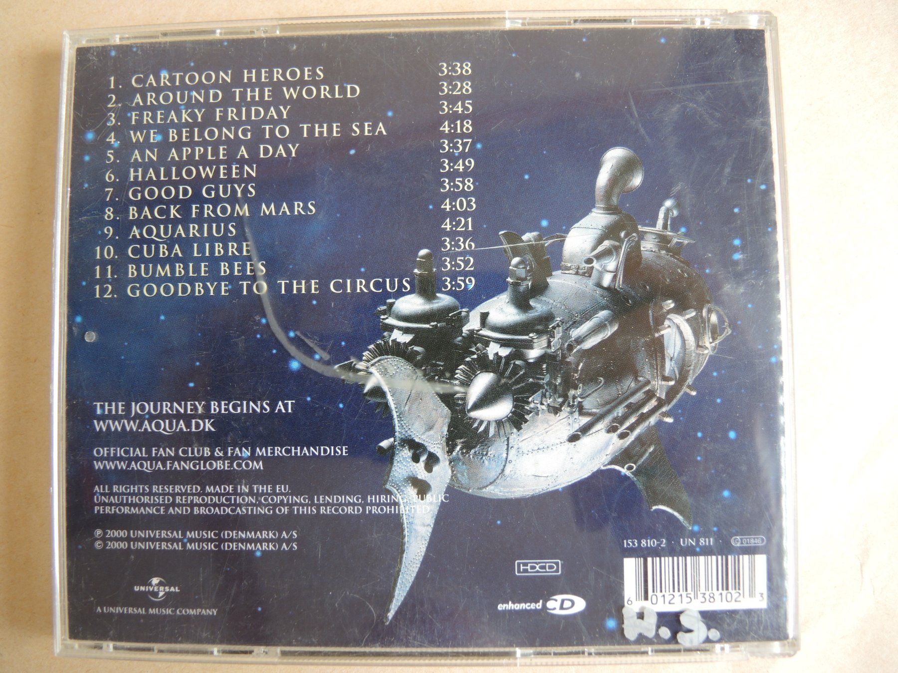 CD: Aqua - Aquarius CD - 2000 – Usato da Rorschach venduto da Pop-upBrocki 2
