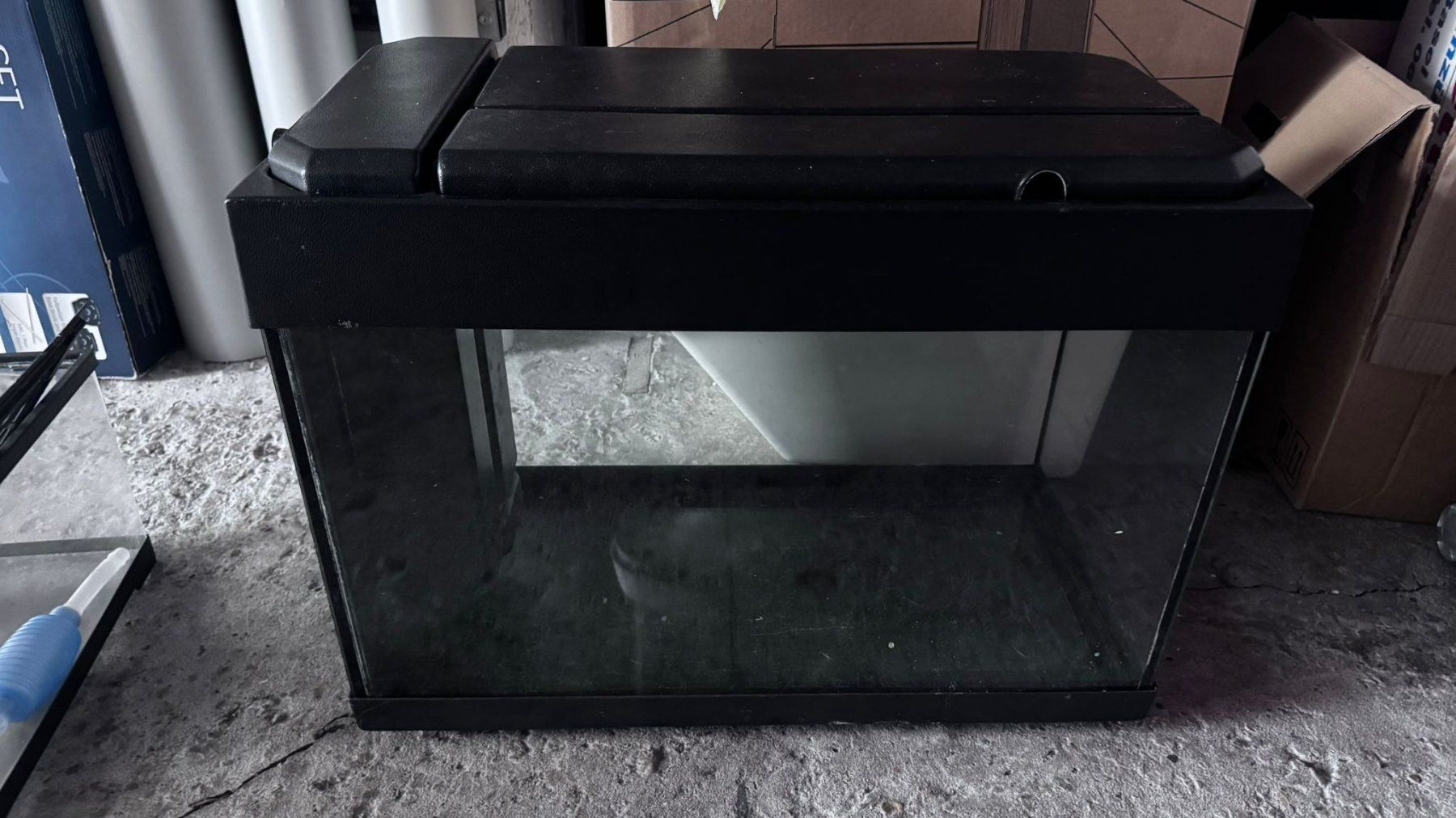 Acquari: 60L Aquarium mit Abdeckung, Beleuchtung & Heizer – Usato da Bellinzona venduto da francescouv 2