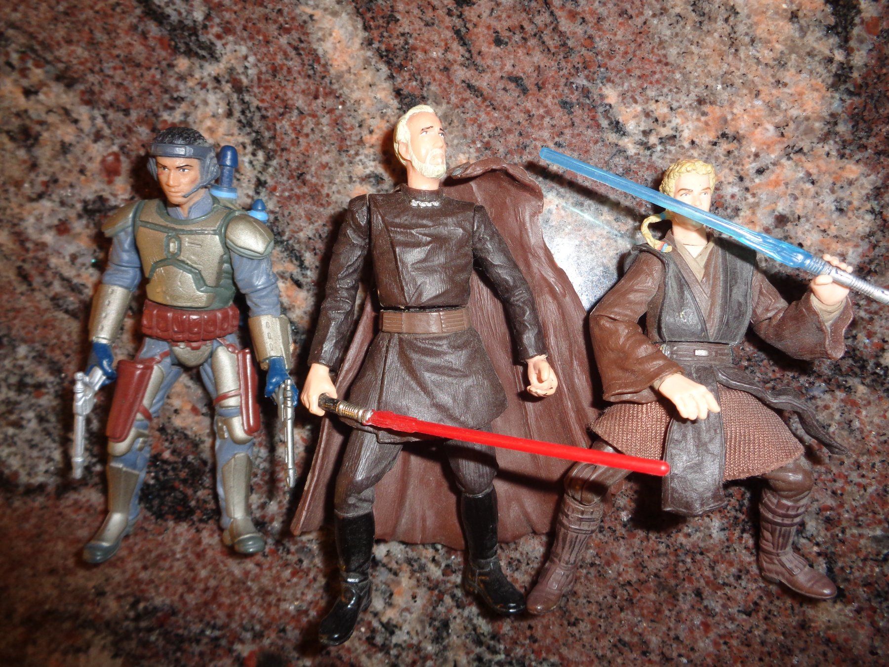 Hasbro Giocattoli: Star Wars Hasbro Jango, Anakin ,Cout Dooku – Usato da sargans venduto da Angamar