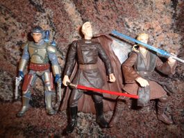 Star Wars Hasbro Jango, Anakin ,Cout Dooku
