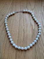 Classic White Pearl Necklace – 54 cm Total Length