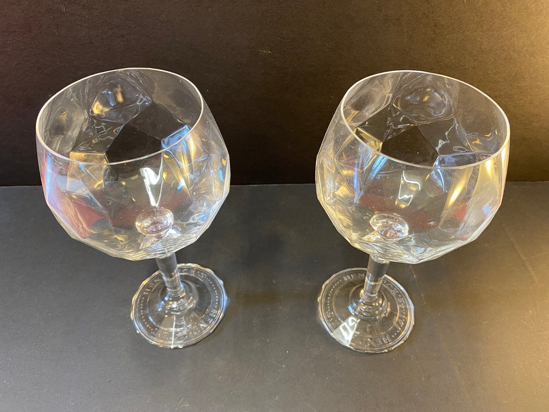Bicchieri: Vintage 2 Kristall Gläser – Usato da Schaffhausen venduto da vintageville 1