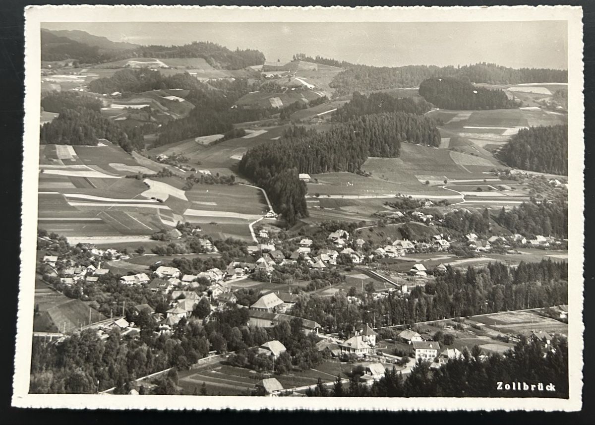 Cartoline postali: Flugaufnahme Zollbrück  – Usato da Horw venduto da Tellbub