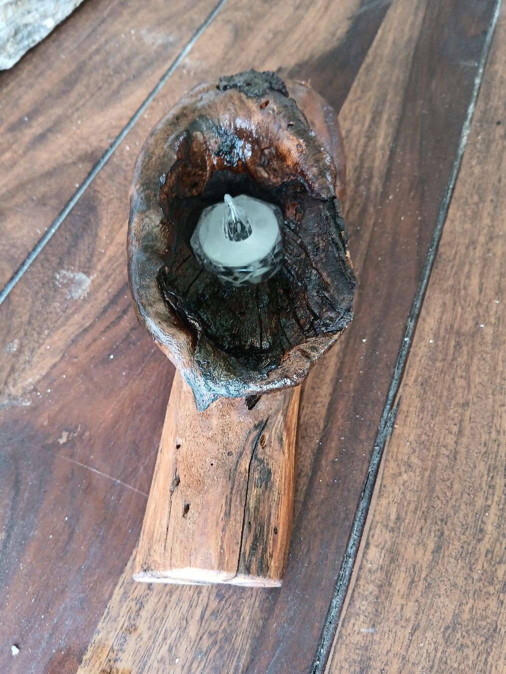 Tutte le decorazioni: Teelichthalter aus Holz mit LED – Nuovo e nell'imballaggio originale da Grosswangen venduto da hans0122 2