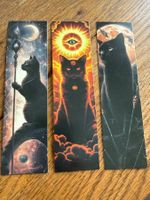 3x Lesezeichen-Buchzeichen-Katze-Mystisch-Fabelwesen-Spirit
