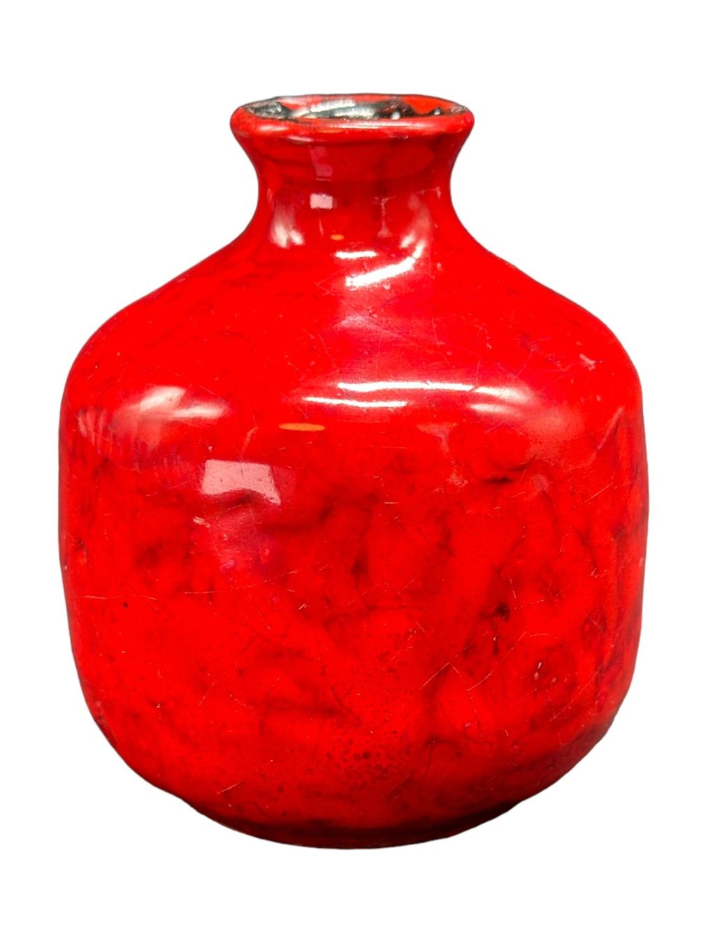 Vasi & Recipienti: Hafner Lucette - Superbe petit vase en grés émaillé rouge – Usato da Morges venduto da MeeBee 5